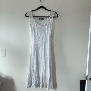 Polo Ralph Lauren white crochet dress
